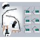LED Hämardatav puutetundlik flexible laualamp LED/12W/230V 3000/4000/5000/6500K CRI 92 must