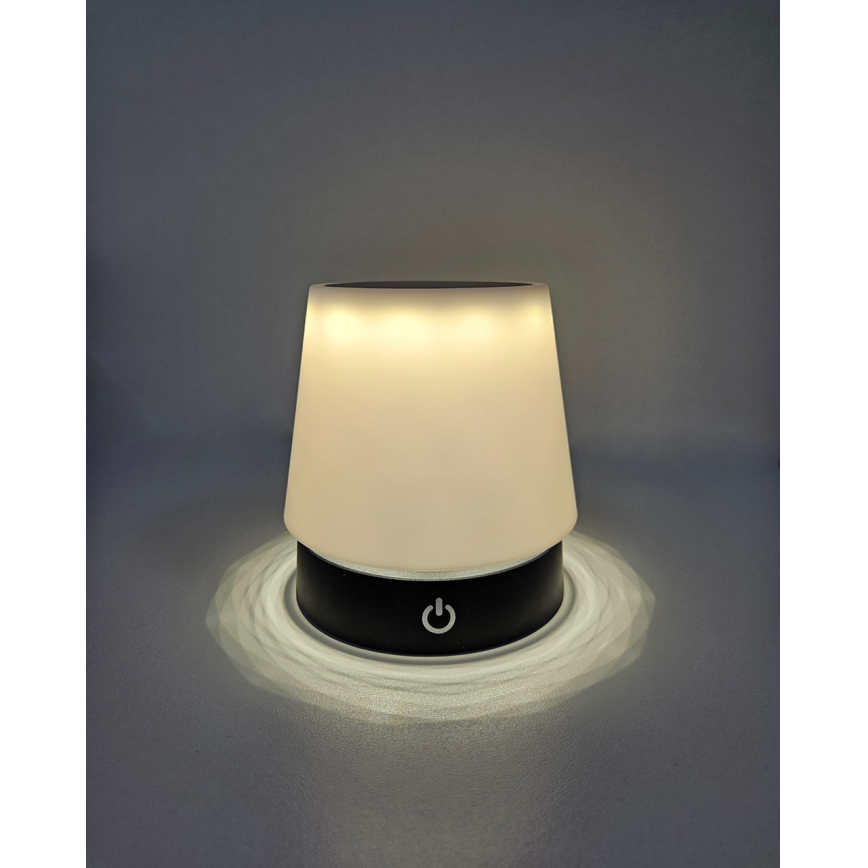 LED Hämardatav puutetundlik laualamp LED/3W/5V USB 800 mAh valge