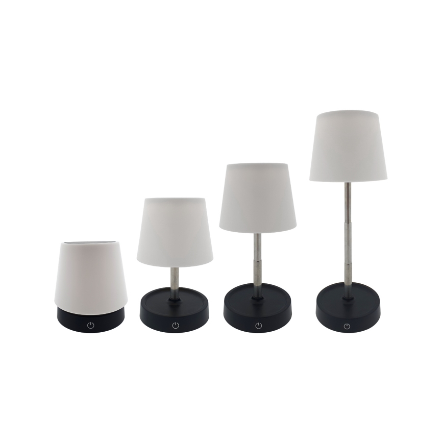 LED Hämardatav puutetundlik laualamp LED/3W/5V USB 800 mAh valge