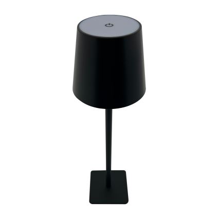LED Hämardatav puutetundlik laualamp LED/5W/5V USB 1200 mAh must