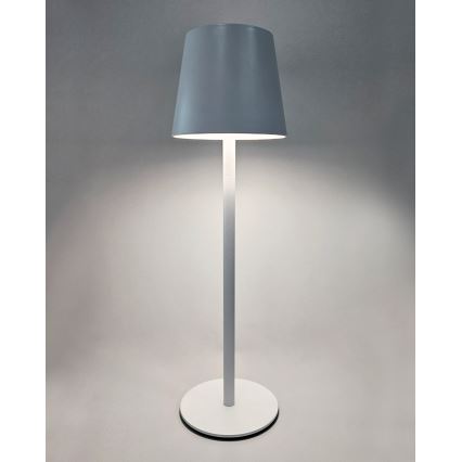 LED Hämardatav puutetundlik laualamp LED/5W/5V USB 1200 mAh valge