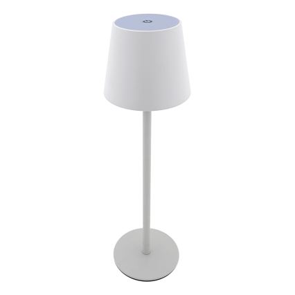 LED Hämardatav puutetundlik laualamp LED/5W/5V USB 1200 mAh valge