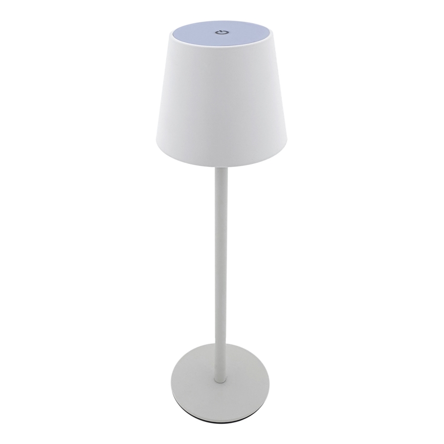 LED Hämardatav puutetundlik laualamp LED/5W/5V USB 1200 mAh valge