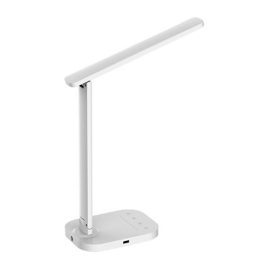 LED Hämardatav puutetundlik laualamp USB ühendusega KIARA LED/7W/230V white
