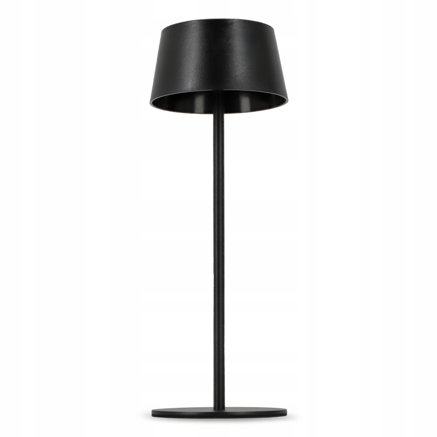 LED hämardatav puutetundlik päikesepaneeliga lamp LED/3W/5V USB 1800 mAh IP44 must