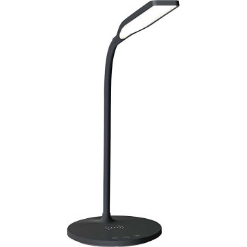 LED Hämardatav puutetundlik paindlik laualamp koos 15W juhtmevaba laadimine Qi LED/5,5W/230V 2700-6500K must