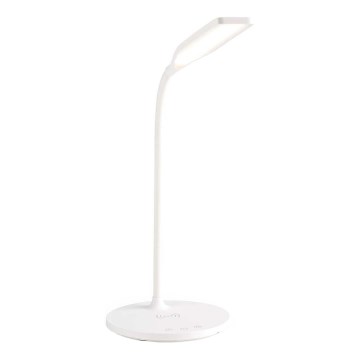 LED Hämardatav puutetundlik paindlik laualamp koos 15W juhtmevaba laadimine Qi LED/5,5W/230V 2700-6500K valge