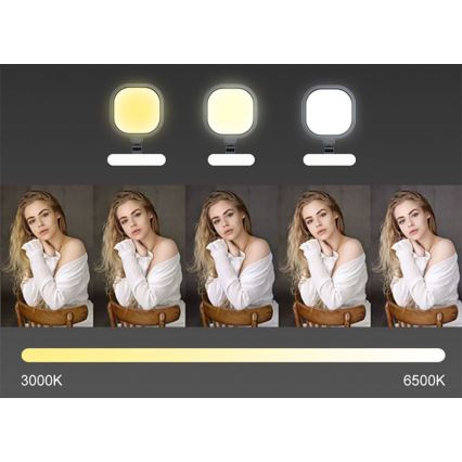 LED Hämardatav puutetundlik paindlik laualamp LED/15W/230V 3000-6500K CRI 96 must