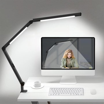 LED Hämardatav puutetundlik paindlik laualamp POINTIQ LED/12W/230V 3000/4000/5000/6500K CRI 92 must