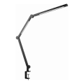 LED hämardatav puutetundlik painduv lauavalgusti klambriga LED/12W/230V 3000/4000/6000K must