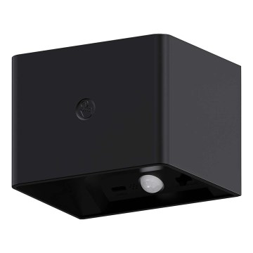 LED Hämardatav puutetundlik seinavalgusti anduriga MIRI LED/2,5W/3,7V 3000/4000/6400K 4000 mAh must