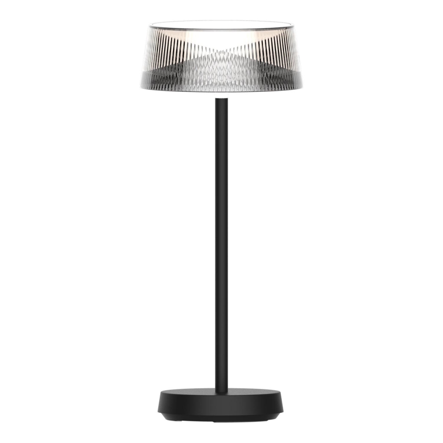 LED Hämardatav puutetundlik väli laualamp CASABLANCA LED/3,4W/5V USB 3600 mAh IP44 must