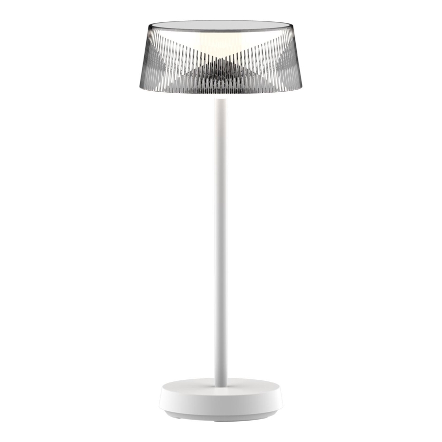 LED Hämardatav puutetundlik väli laualamp CASABLANCA LED/3,4W/5V USB 3600 mAh IP44 valge