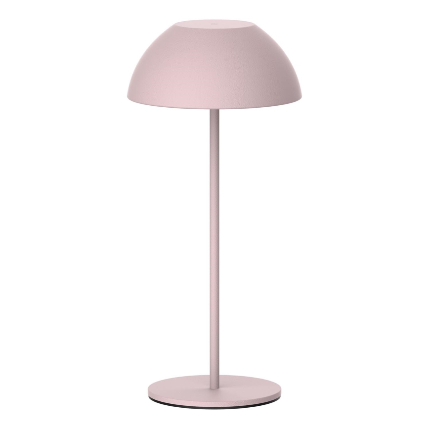 LED Hämardatav puutetundlik väli laualamp TANZANIA LED/1,8W/5V USB 1800 mAh IP44 roosa