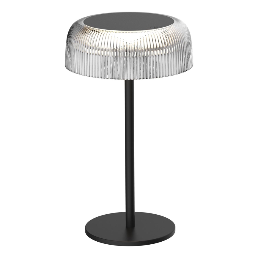 LED Hämardatav puutetundlik väli laualamp TRYPOLIS LED/2W/5V USB 1800 mAh IP44 must