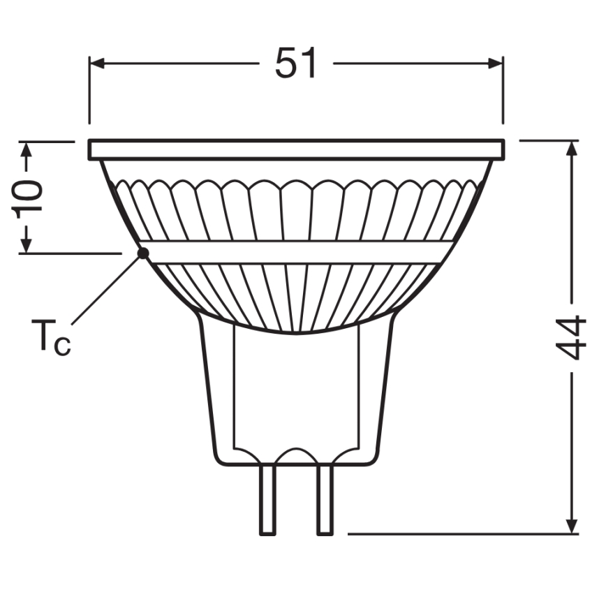 Hämardatav LED-reflektorpirn MR16 GU5,3/5,3W/12V 3000K 36° CRI 97 - Ledvance