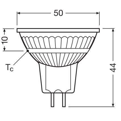 LED Hämardatav reflektoripirn MR16 GU5,3/6,6W/12V 3000K 36° CRI 97 - Ledvance