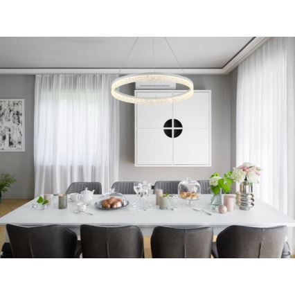 LED-dimmiga lühter kaablil ALIANZ LED/60W/230V 3000–6000K Ø 80 cm + kaugjuhtimispult