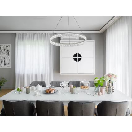 LED-dimmiga lühter kaablil ALIANZ LED/60W/230V 3000–6000K Ø 80 cm + kaugjuhtimispult