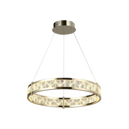 Hämardatav LED-kristall-lühter riputuskaabliga ENRIQUE LED/55W//230V 3000-6000K läbimõõt 80 cm + kaugjuhtimispult