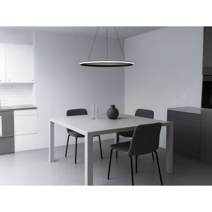 Hämardatav LED-ripats kaablil LED/55W/230V 3000-6500K läbimõõt 60 cm + kaugjuhtimispult