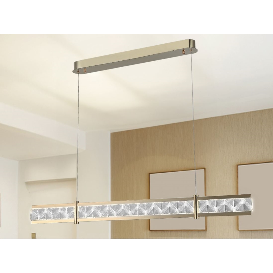 LED hämardatav kristalllühter trossil ENRIQUE LED/20W//230V 3000-6000K + kaugjuhtimispult