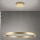 LED-hämardatav rippvalgusti kaablil KOLK, LED/80W/230V, 2700/3000/4000K, läbimõõt 80 cm, kuldne