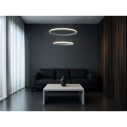 LED-hämardatav ripplühter kaabliga LED/55W/230V 3000-6500K läbimõõt 60 cm + kaugjuhtimispult