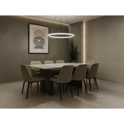 LED hämardatav kaabliga riputatav lühter LED/90W/230V 3000-6500K läbimõõt 60 cm + kaugjuhtimispult