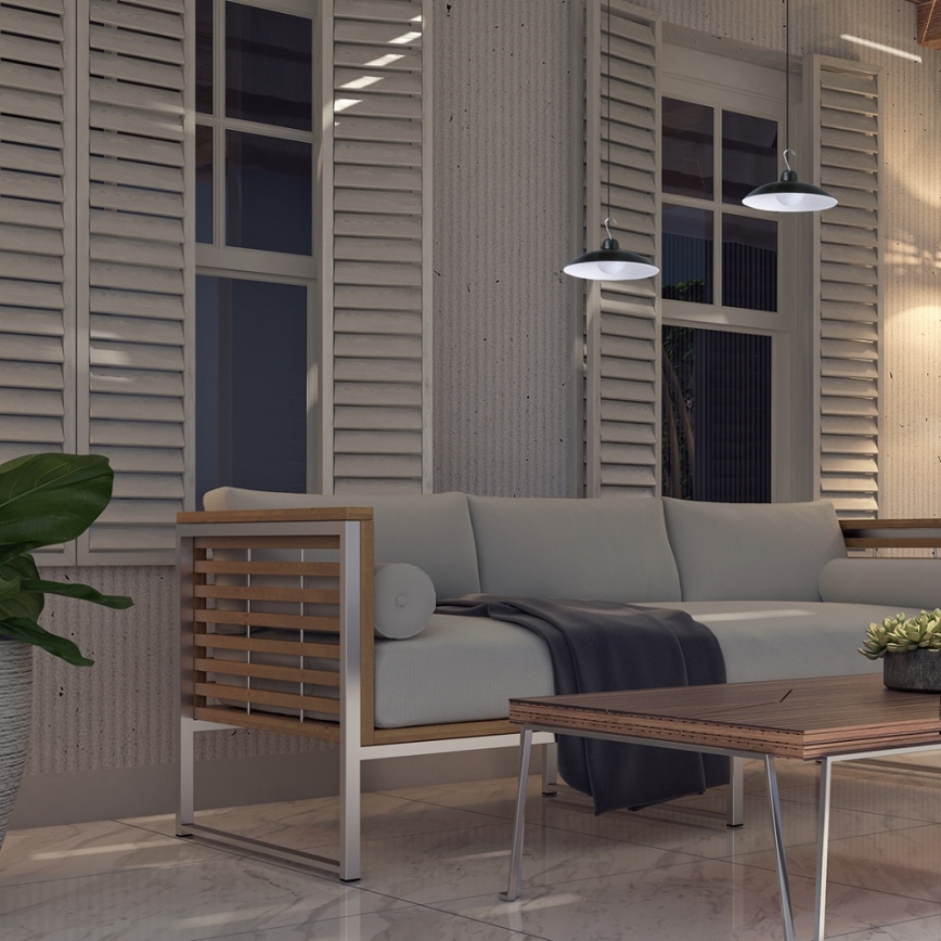 LED Hämardatav rippvalgusti päikesepaneeli ja hämarusanduriga LED/6W/3,7V 800 mAh IP44 + kaugjuhtimispult
