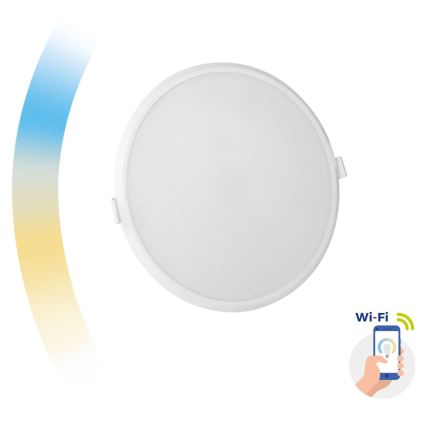 LED Hämardatav süvistatav valgusti ALGINE LED/22W/230V Wi-Fi Tuya ümmargune