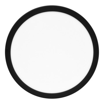 LED Hämardatav süvistatav valgusti anduriga LEXA LED/12/18/24W/230V 3000/4000/6000K d. 30 cm must