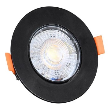 LED Hämardatav süvistatav valgusti ZITA LED/3/5/7W/230V 3000/4000/6000K d. 9 cm must