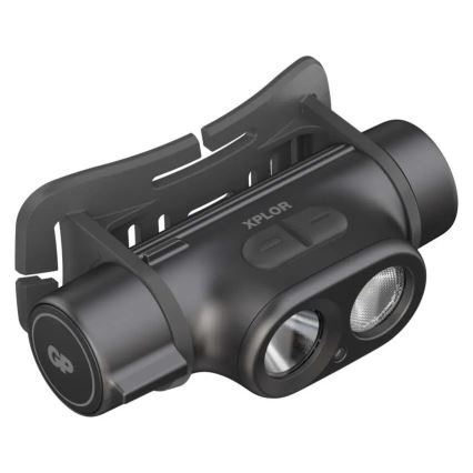 LED Hämardatav taaslaetav pealamp GP XPLOR PHR19 LED/1x18650/5V IPX8