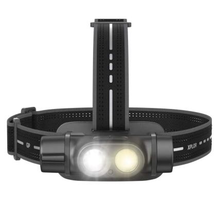 LED Hämardatav taaslaetav pealamp GP XPLOR PHR19 LED/1x18650/5V IPX8