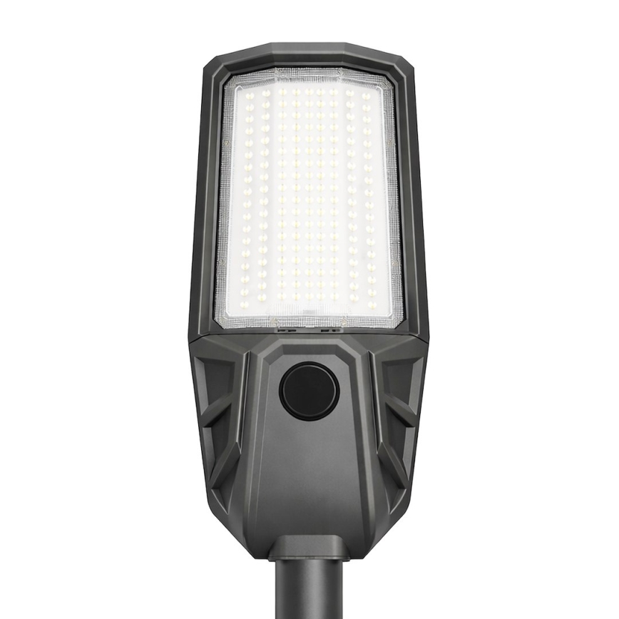 Hämardatav LED-tänavavalgusti anduriga ja päikesepaneeliga KOBRA LED/400W/3,2V 24000 mAh IP65 antratsiit + kaugjuhtimispult