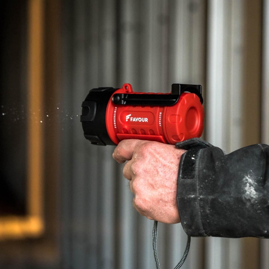 LED Hämardatav tööstuslik taskulamp LED/4xC IP67