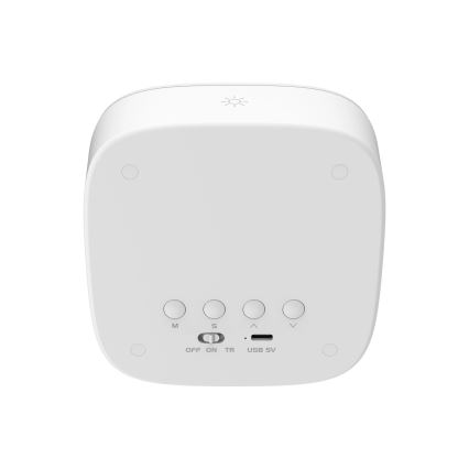LED Hämardatav väike öölamp koos äratuskellaga BUNNY LED/1,2W/5V 3000K