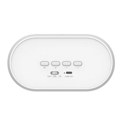 LED Hämardatav väike öölamp koos äratuskellaga BUNNY LED/1,2W/5V 3000K
