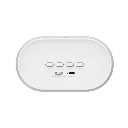 LED Hämardatav väike öölamp koos äratuskellaga KAJA LED/1,3W/5V 3000K