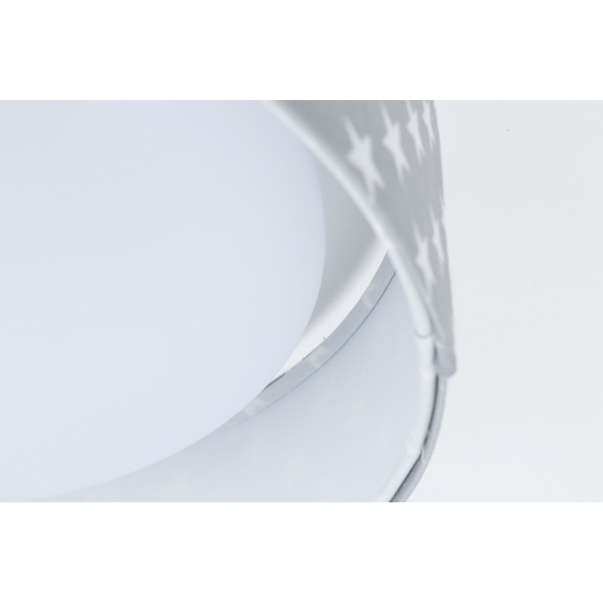 LED Hämardatav laevalgusti lastetuppa SMART GALAXY KIDS LED/24W/230V 3000-6500K tähed hall/valge + kaugjuhtimispult