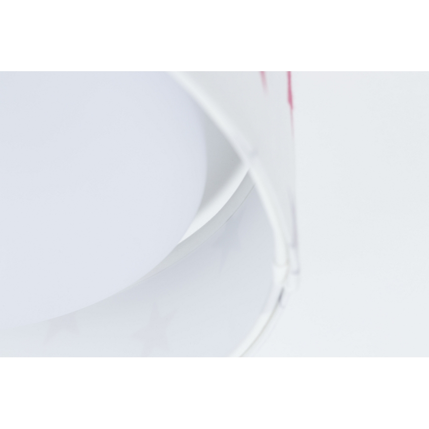 LED Hämardatav laevalgusti lastetuppa SMART GALAXY KIDS LED/24W/230V 3000-6500K tähed valge/roosa/hall + kaugjuhtimispult