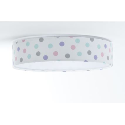 LED Hämardatav laevalgusti lastetuppa SMART GALAXY KIDS LED/24W/230V 3000-6500K täpid värviline + kaugjuhtimispult