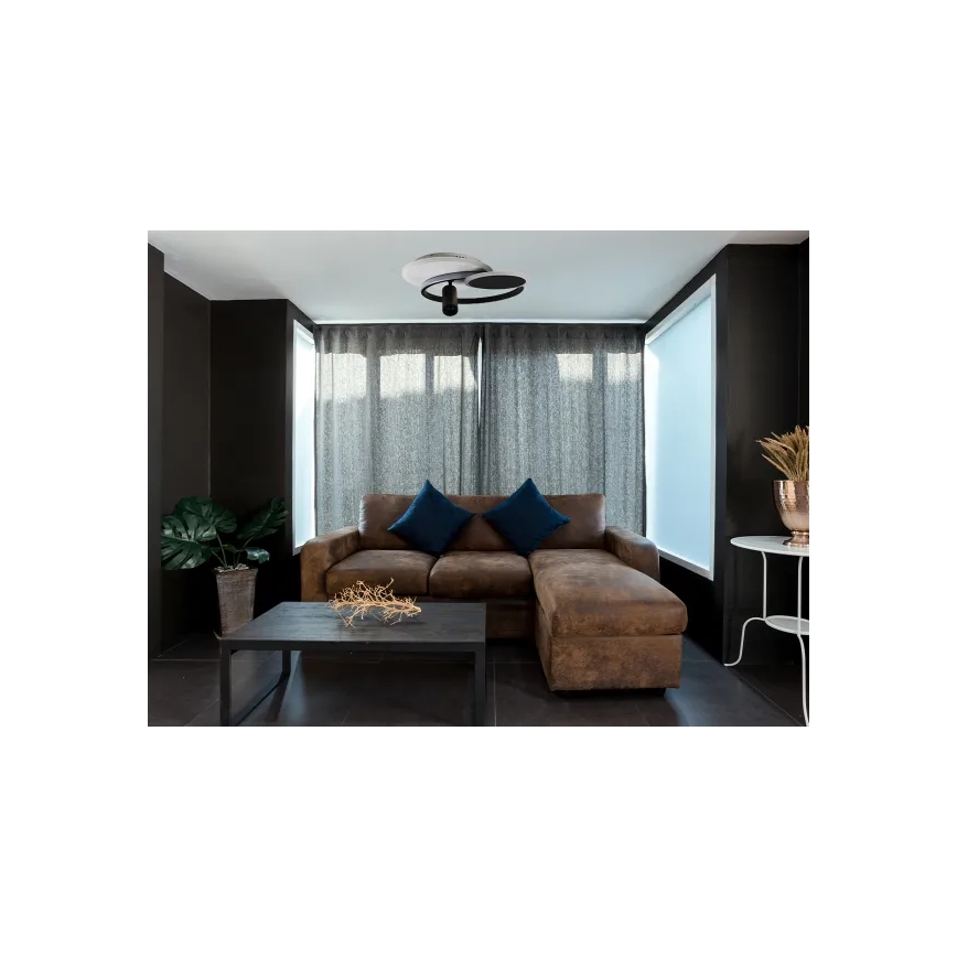 LED Hämardatav laevalgusti LED/65W/230V 3000-6500K valge/must + kaugjuhtimispult