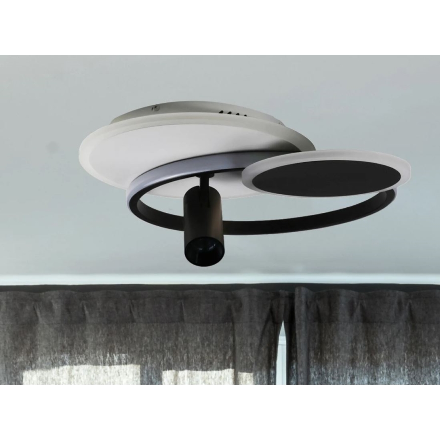 LED Hämardatav laevalgusti LED/65W/230V 3000-6500K valge/must + kaugjuhtimispult