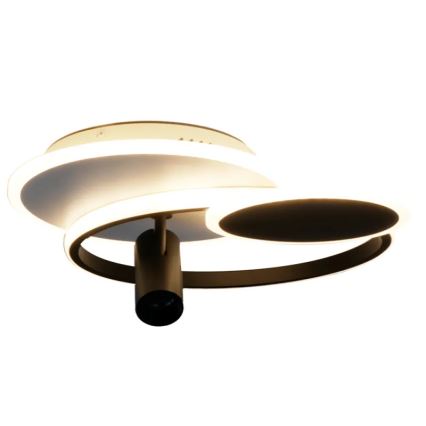 LED Hämardatav laevalgusti LED/65W/230V 3000-6500K valge/must + kaugjuhtimispult