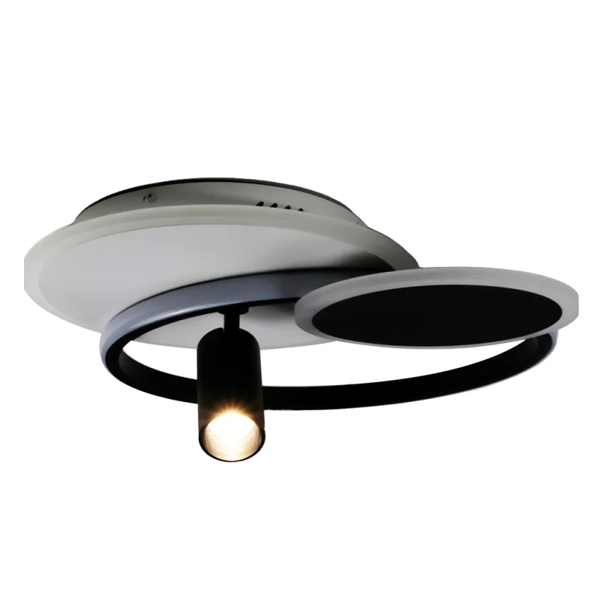 LED Hämardatav laevalgusti LED/65W/230V 3000-6500K valge/must + kaugjuhtimispult