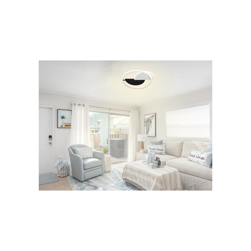 LED Hämardatav laevalgusti LED/70W/230V 3000-6500K valge/must + kaugjuhtimispult