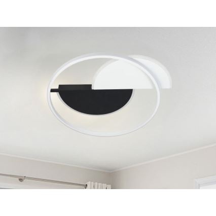 LED Hämardatav laevalgusti LED/70W/230V 3000-6500K valge/must + kaugjuhtimispult