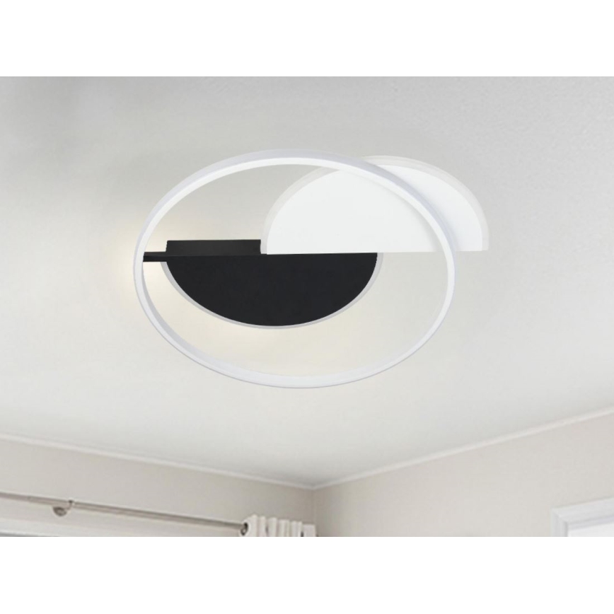 LED Hämardatav laevalgusti LED/70W/230V 3000-6500K valge/must + kaugjuhtimispult